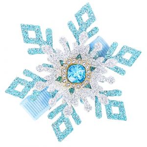 Barrette à cheveux de Noël en forme de flocon de neige, élégante barrette de Noël, couvre-chef, tendance balletcore (XTYaa, neuf)