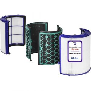 DEGG Filtre HEPA - Compatible pour Dyson Pure Cool + Pure Hot HP04 TP04 DP04 TP05 HP05 - Purificateur air accessoires - Filtre avec le purificateur d'air et le ventilateur Hepa - Premium-Qualität (De Elektro Gigant, neuf)