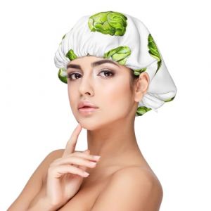 choux de Bruxelles,Bonnet de nuit en satin pour adulte - Bonnet de nuit élastique pour femme, couvre-cheveux de nuit (lfjshop, neuf)