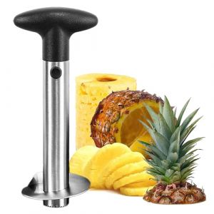NIUQIGE Coupe Ananas - [Amélioré, Renforcé] Lame Tranchante plus Epaisse en Acier Inoxydable, Poignée Antidérapante, Sans BPA - Coupe Ananas et Evideur, Facile à Nettoyer (DAZZLING EGG LIMITED, neuf)