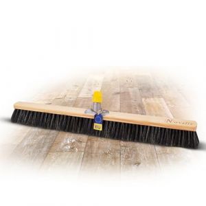 Novaliv Tête de balai mélange de crin de cheval 80 cm I Balai sans manche à poils souples I Balai à poussière fine pour grand espace (AMP GmbH, neuf)
