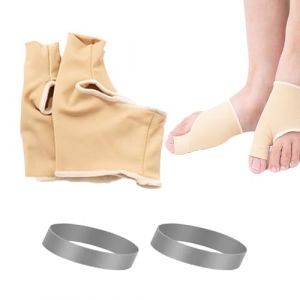 NICEIN 4 Pi&egrave;ces Hallux Valgus, Gros Orteil Hallux Valgus Orthese Corrective, Orthese Hallux Valgus avec Gel, Protection Pied Attelle Hallux Valgus (Laitaotao, neuf)