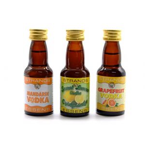 Grapefruit Mandarine Citron Doux 3x25ml &ndash; Ar&ocirc;mes Sans Alcool pour Vodka &ndash; Essences Fruit&eacute;es pour Cocktails & Liqueurs Maison &ndash; 750ml par Flacon (AlcoFermBrew, neuf)