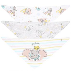 Sarcia Lot de trois bavoirs Dumbo DISNEY Taille unique (Ellsar, neuf)