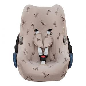 JYOKO KIDS Housse pour siège auto bébé en coton compatible avec Maxi Cosi Cabriofix (Giraffe) (JYOKO, neuf)