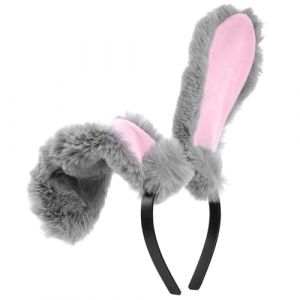 Beatifufu Bandeau Cosplay Oreilles de Lapin Peluche pour Fête de Pâques Accessoire Adorable pour Déguisement et Célébrations Festives (Camprilli, neuf)
