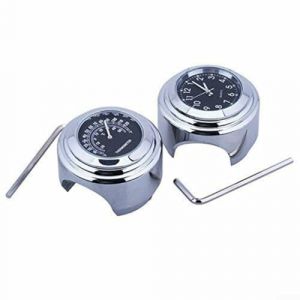 Horloge thermomètre pour guidon de moto, facile à monter sur guidon 7/8 (popmall-eu, neuf)