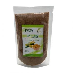 Poudre de jaggery SVTAV, poudre de gur broyée à la main | Édulcorant naturel | Cassonade | Substitut de canne à sucre indien | Aucun agent de conservation ajouté | Sans arômes artificiels - 227g 8oz (GnG_Enteprises (Ship From India), neuf)