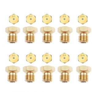 Yuaiosn 10Pcs Gicleur gaz Butane Universels, kit de conversion de gaz GPL, 2×0.5mm, 2×0.9mm, 2×0.95mm, 4×0.7mm Gicleur Gaz Bouteille Universel pour Bruleur Gaz Gaziniere Gaz, Cuisiniere Gaz Four Gaz (Yuaiosn, neuf)