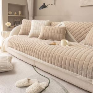 WYJHNLBEDC Housse De Canap&eacute; d'angle, Couvre/Jete/Protege De Canape 3 Places, Housse Bz/Fauteuil/Clic Clac 2 Places Convertible, Protection Canap&eacute; Chat Chien (Absolutely perfect, neuf)