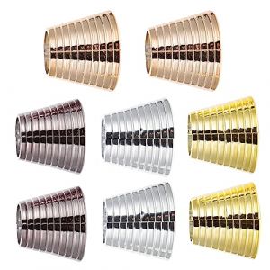 Beaupretty 8 pi&egrave;ces Manchettes de Queue de Cheval Ajustables pour Femmes Clips de Style M&eacute;tallique Accessoires de Cheveux &Eacute;l&eacute;gants et Confortables (lorianca, neuf)