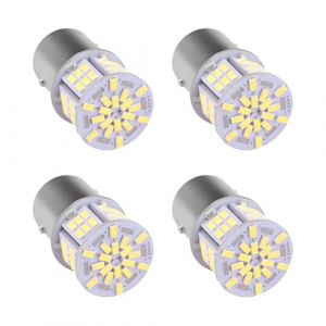 Ampoule LED Voiture &ndash; 4 Pcs 1157 Ampoules P21W 6000K Blanc 12V 5W pour Feu Stop Arri&egrave;re, Compatible P21/5W W21/5W W16W pour Voiture, RV, Remorque, Bateau, Feux de Stationnement, Frein Arri&egrave;re (TaoTaoBu, neuf)