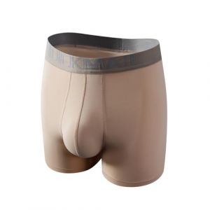 JOCKMAIL Boxer pour homme Modal Boxer doux sous-vêtement pour homme Micro Poches séparées Double poche avec braguette Coffret de soins de santé Boxer Caleçon, M (Brand-Jockmail, neuf)