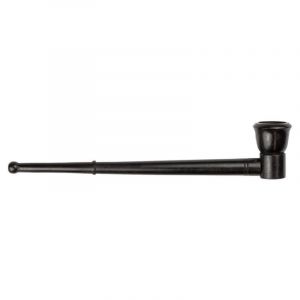 Pipe Gandalf Noire 20 cm en &Eacute;b&egrave;ne Sculpt&eacute; &agrave; la Main - Set pour D&eacute;butants, Pipe &agrave; Tabac Longue de Paix (Weedness, neuf)