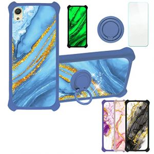 Aroepurt Coque pour Sony Xperia X Coque Compatible avec Sony Xperia X Coque &Eacute;tui [avec Tremp&eacute; 9H Protection D'&eacute;cran] Case Support de Bague PC + Silicone JSL-LDL (Huayijie-eu, neuf)