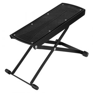 SAFIGLE Repose-pied Guitare Réglable Hauteur avec Surface Antidérapante et Structure Métallique Robuste Tabouret pour Musiciens Adultes Accessoire pour Guitare Classique et Électrique (Grand Di, neuf)