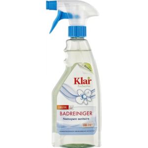 Klar eco Sensitive Lot de 2 nettoyants pour salle de bain 500 ml, sans parfum, efficace contre le calcaire, les résidus de savon, la saleté, végétalien (greenist-de, neuf)