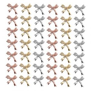 1 décoration des ongles original dameuse nail charms anglais Décoration de chapeaux nail art fleur Breloques pour ongles fleurs clous à ongles bowknot charmes d'ongles alliage Beaupretty (lorianca, neuf)