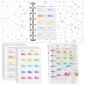 jiawaggag Nuancier &agrave; Colorier Avec Trou 100 Feuilles Mobiles 8.1x12cm Trou Allong&eacute; Nuancier (50 feuilles - Jeu complet avec &eacute;tui en PVC) (yituokejiyouxiangongsi, neuf)