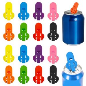 16 Pi&egrave;ces Bouchon Canette Ouvre-bo&icirc;tes de Bi&egrave;re, Couvercle Canette Fermeture de Canette de Boisson, Couvercles de Joint d'Extr&eacute;mit&eacute; de Canette pour Bi&egrave;re/Soda/Boissons (DINODANUBE TRADING, neuf)