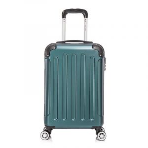 Boleedy Valise Cabine 20&Prime; (55 cm) Rigide ABS L&eacute;ger et Durable, Bagage de Voyage Trolley 4 roulettes 360&deg;, Suitcase Pas Cher, Soute Avion 20kg (wenzhou baobi, neuf)