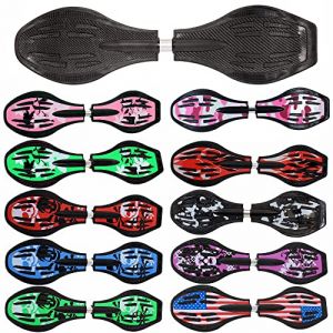FunTomia Waveboard Roulements ABEC9 avec sac (aspect carbone) (S+S Sportartikel GmbH, neuf)