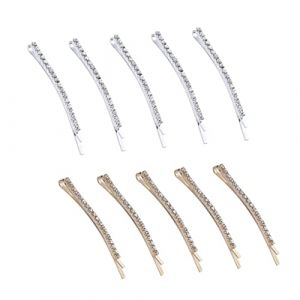 Baluue 10 Pièces pinces à cheveux en cristal décorations de cheveux épingle à cheveux perle accessoires de cheveux pour femmes clips accessoires pour cheveux Pinces à cheveux pour femmes (Fortune Luck, neuf)