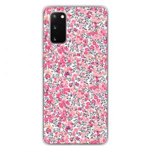 1001coques Coque de T&eacute;l&eacute;phone Compatible pour Samsung Galaxy S20, Design Liberty Wiltshire Rose, Imprim&eacute;e en France, &Eacute;tui Souple en Silicone, Housse de Protection. (1001-coques, neuf)