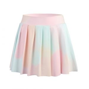 Bezioner Filles Jupe Tennis Plissée Jupe de Golf avec Short Intérieur et Poches Jupe de Sport d'entraînement Uniforme Scolaire pour Enfant Rose M (6-7 Ans, 110-120 cm) (Bezioner-shop, neuf)