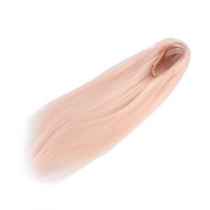 Poupée Long Wig Droite, DIY Doll Synthetic Hair Fit Soft Real, avec un Coup Droit, pour 1/4 Poupées à l'échelle (#3) (Koulaten, neuf)