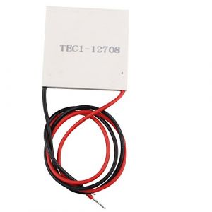 HALJIA Module de refroidissement Peltier TEC1-12708 12 V, 77 W, avec dissipateur thermique (Hengjiaan, neuf)