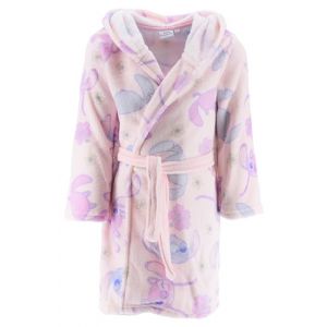 Disney Stitch Robe de Chambre pour Filles, Chaude et Douce Robe pour la Maison des Enfants, Cadeau pour Filles, Taille 3 Ans | Rose (La Esencia, neuf)