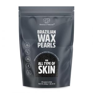 Beauty’s Natural® 800g bille de cire pour épilation avec des pigments de mica et de la résine d’origine naturelle. Cire epilation maillot e corps sans band testée au nickel. (Beauty's Natural, neuf)