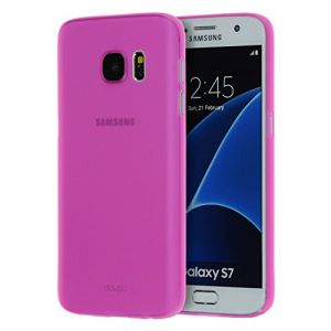 doupi UltraSlim Coque Compatible avec Samsung Galaxy S7 Edge (arqu&eacute;) Fin Mat Ultra Mince et Ultra l&eacute;ger Bumper Cover Housse de Protection Shell Coque, Rose (DOUPI SHOP, neuf)