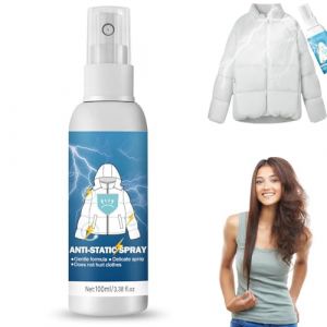 Sprays Antistatiques,Spray Antistatique V&ecirc;tements,Anti Static Spray,Spray Antistatique Textiles,Spray Antistatique Cheveux,pour R&eacute;duit L'&eacute;lectricit&eacute; Statique Sur Les V&ecirc;tements,Textile,Voiture,100ml (Poseidoneye, neuf)