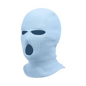 Cagoule Hiver Mode Balaclava Tricoté Intégral 3 Trous Homme Chapeau Tricoté Femme Hiver Vélo Ski Cagoule Unisexe Sports (VJOAIDJOI, neuf)
