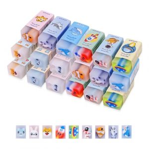 Kaizuca 18 Pi&egrave;ce Gomme Cr&eacute;ative, Gommes Mignonnes, Fantaisie Gommes, Pour Enfants, &Eacute;coles, &Eacute;tudiants, Papeterie (YiJun home, neuf)