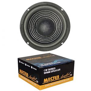 HAUT PARLEUR SUBWOOFER MASTER AUDIO CW650/4+4 WOOFER DE 16,50 CM 60 WATT RMS ET 120 WATT MAX DOUBLE BOBINE 4 + 4 OHM IMP&Eacute;DANCE POUR PORTI&Egrave;RE COFFRE DE VOITURE (LA MAISON CHIC 2011 S.R.L., neuf)