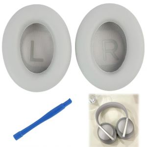 700/NC700 Coussinet Casque, Mousse Ecouteur, Coussinets de Remplacement pour Casques, en Similicuir et Mousse &agrave; M&eacute;moire de Forme, &Eacute;paisseur Suppl&eacute;mentaire, Isolation Phonique Am&eacute;lior&eacute;e, Gris (YuShangMei, neuf)