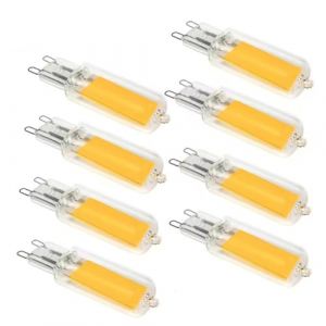 G&eacute;n&eacute;rique Ampoule LED G9, 7W 9W 12W15W 220V Lampe en Verre Lumi&egrave;re &agrave; Puissance constante &Eacute;clairage LED G9 Ampoules COB,Warm White,9W (TaiYuanWanQianChongAiShangMaoYouXianGongSi, neuf)