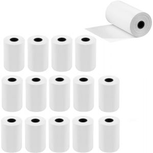 ALLBASA Bobine terminal carte bancaire, papier thermique 57 x 40 x 18 m, Rouleaux machine carte TPE Bobine papier thermique,Rouleaux carte bleu (Lot 50, 57mmx 40mm x 18 m) (Allbasa166, neuf)