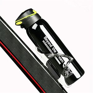 Prom-Near 500 ml Gourde en aluminium Bouteille de vélo en alliage d'aluminium Vélo Bouilloire en alliage d'aluminium Thermos Tasse au chaud Eau Tasse Sport Bouilloire, noir (amste, neuf)