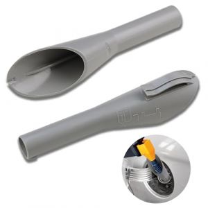 2 Pièces Entonnoir Carburant pour Ford Kit, Entonnoir de Remplissage de Carburant Diesel d'Urgence Gris, Entonnoir Essence Voiture Sans Bouchon pour Ford 1782177, 1833948 (OasesW, neuf)
