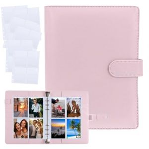 Photocard - Classeur Kpop - Format A5 - Porte-carte photo - 120 poches - 4 pochettes - 30 pages - Album photo à 6 anneaux - En cuir synthétique - Pour collection de photos (ziwenChenRong, neuf)