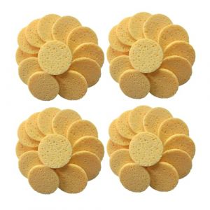 Gatuida 50 pi&egrave;ces &Eacute;ponges D&eacute;maquillantes R&eacute;utilisables Tampons Nettoyants Visage Absorbants pour D&eacute;maquillage et Nettoyage Profond Peau (Queenie ruy, neuf)
