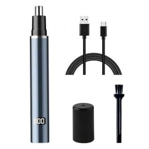 Tondeuse Nez, Coupe Poils nez et Oreilles USB Rechargeable, Tondeuse Nez Oreilles Homme Portable, Coupe Pr&eacute;cise, Sans Douleur, pour Hommes et Femmes (CHRYSANTHOU-ANTONIA, neuf)