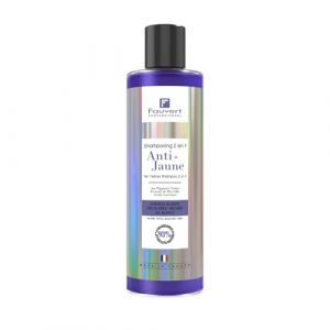 Fauvert Professionnel Shampoing et Soin 2 en 1 - Neutralise Reflets Jaunes et Hydrate - Cheveux Blonds, Colorés ou Grisonnants - Fabriqué en France - 250ml (Fauvert Professionnel, neuf)