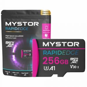 Mystor Carte mémoire Micro SD 256 Go pour drone DJI Mavic, Mini, Air, Pro, 2, 3, 4, 2S, 3S Flip Carte mémoire Micro SD pour drone DJI Carte mémoire pour Mavic 3 Pro, 2, 4, Mini MicroSD 4K (Low Price Memory, neuf)