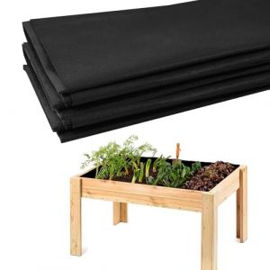 BlyeMichdi 1.6X2.1m Rev&ecirc;tement de Jardinage en Tissu pour Jardini&egrave;re, Rouleau de Doublure en Feutre V&eacute;g&eacute;tal Non Tiss&eacute;, Robust et Recyclable pour Bacs &agrave; L&eacute;gumes, Pots de Fleurs et Herbes Aromatiques (AceJuye, neuf)