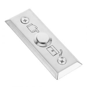 Uonlytech Interrupteur De Porte En Inox Bouton Poussoir De Sortie Plaque Murale De Sonnette Étanche Pour Contrôle D'accès Compatible Extérieur 1 Pièce Installation Rapide (Vivinacy, neuf)